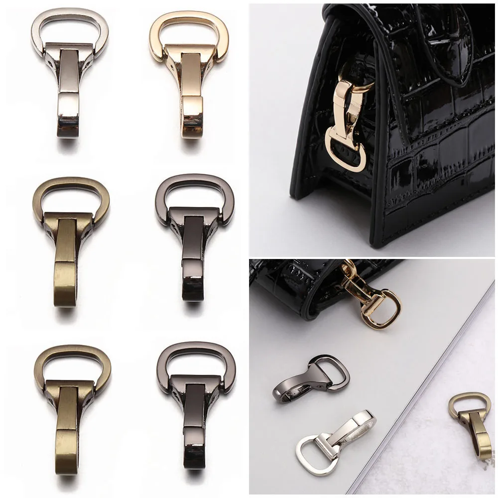 Bag Strap Leather Craft Accessories Belt Webbing Keychain Metal Snap Hook Trigger Lobster Clasp Spring Gate Clip