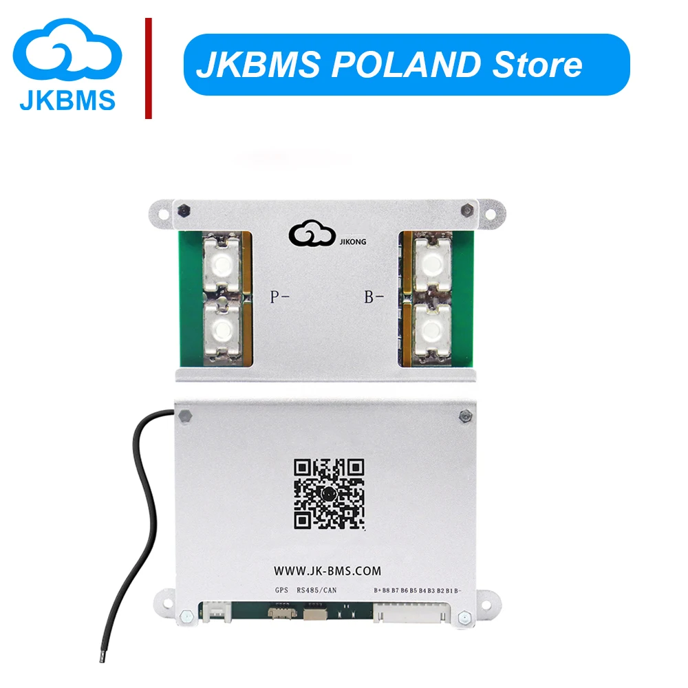 JKBMS V19 B2A8S20P Smart BMS 4S 5S 6S 7S 8S App Bluetooth RS485 Heat CAN 12V 200A Bilanciamento Attivo per Batterie Lifepo4 Li-Ion Lto JIKONGBMS