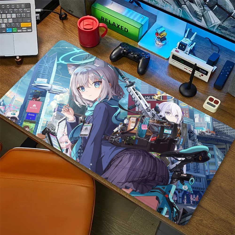 

Blue Archive Mousepad Mousepad New Arrivals Large Gaming Mousepad L XL XXL Gamer Mouse Pad Size For Keyboards Mat