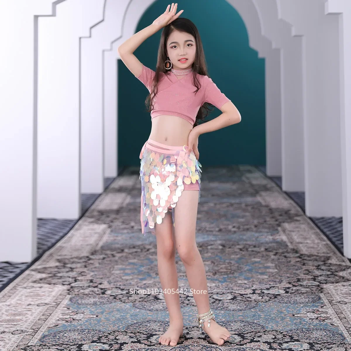 children's-belly-performance-on-june-1-kindergarten-oriental-girl's-black-bean-dance-mermaid-sequins-dress-costumes-for-women