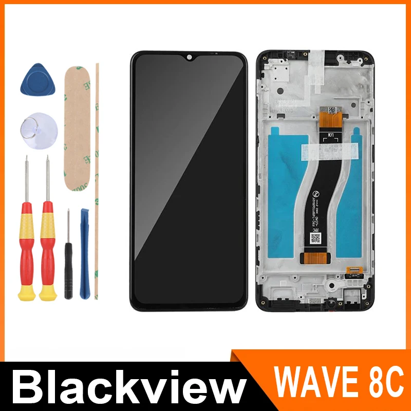 For Blackview WAVE 8/WAVE 8C/WAVE 9C/WAVE 7C / LCD Display + Touch Screen + With Frame