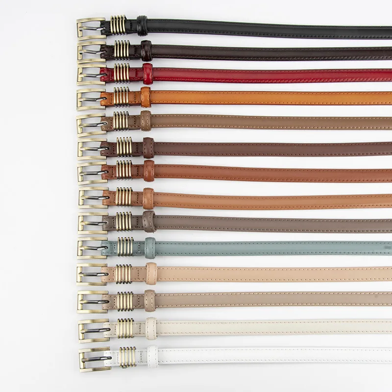 女性のファッション本革ベルト装飾ジーンズベルトドレスアクセサリーベルト