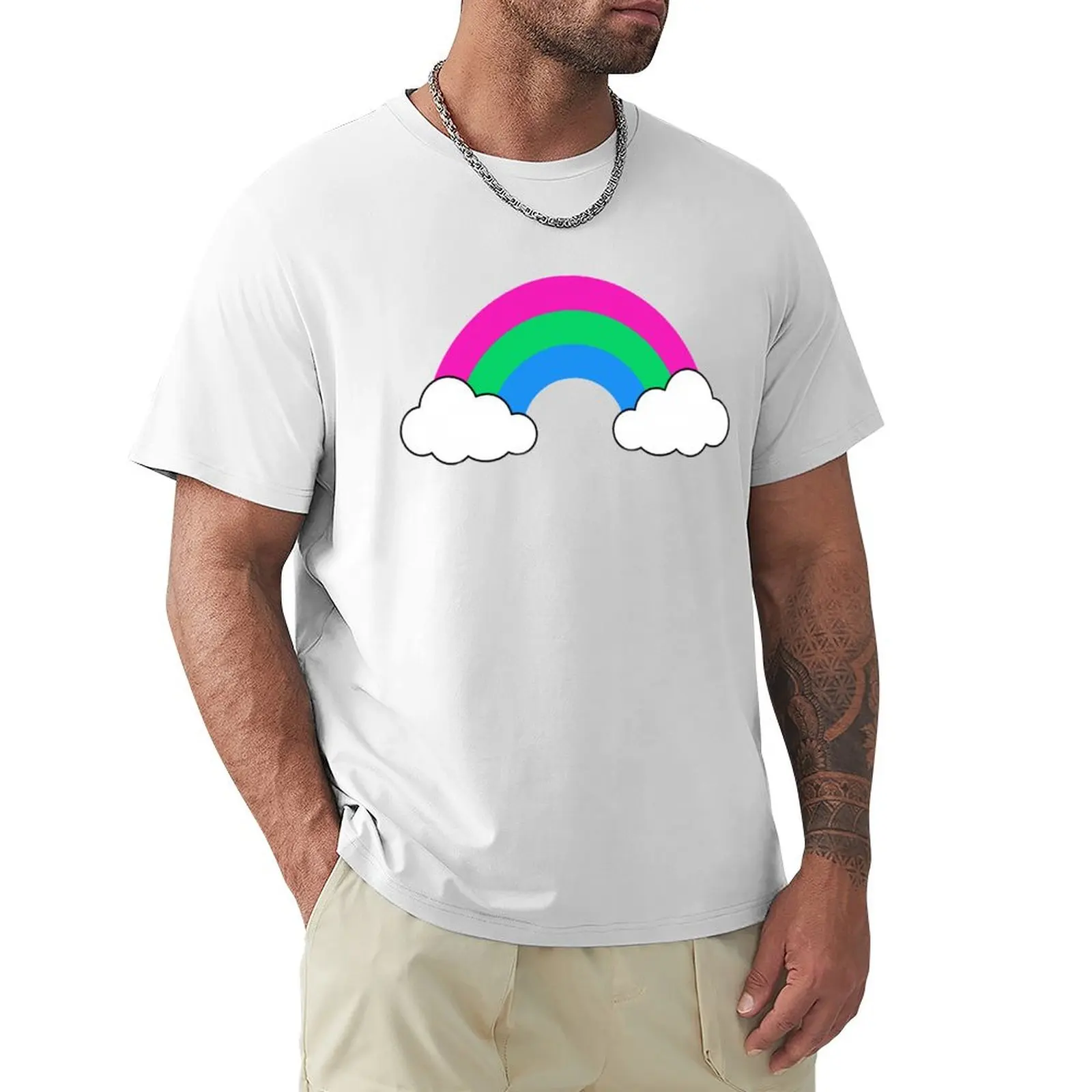 

Polysexual Pride T-Shirt sublime kawaii clothes slim fit t shirts for men