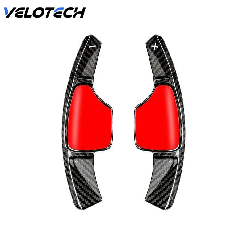 For Cadillac CT4 CT5 XT6 XT4 Extended Wheelbase Real Carbon Fiber Car Steering Wheel Gear Shift Paddle Shifter Extension