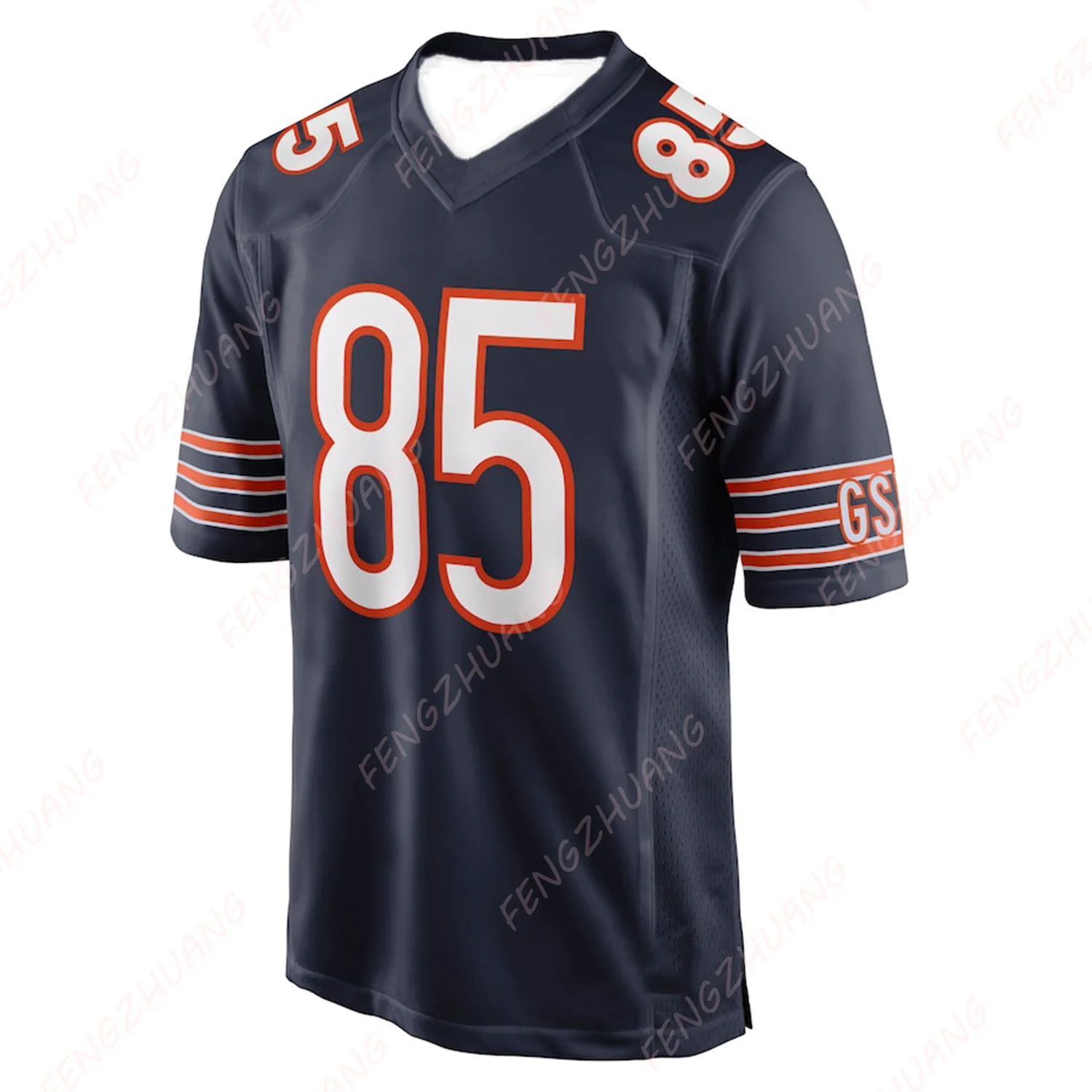 Chicago Bears Cole Kmet #85 Shirt Outdoor Sweat Absorbent Quick Dry Soccer Jersey Summer Classic Casual Loose Jersey T-Shirt New