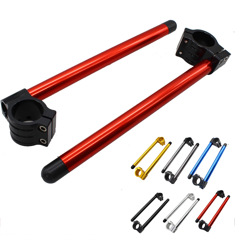 For YAMAHA TZ250 ALL CNC Motorcycle Handlebar Clip On Ons Fork Handle Bars Clip ons For 7/8