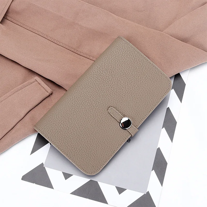 New Arrival Women's Long Clutch Wallets made of High-quality Cowhide Leather with Large Capacity and Multi-functional Design in