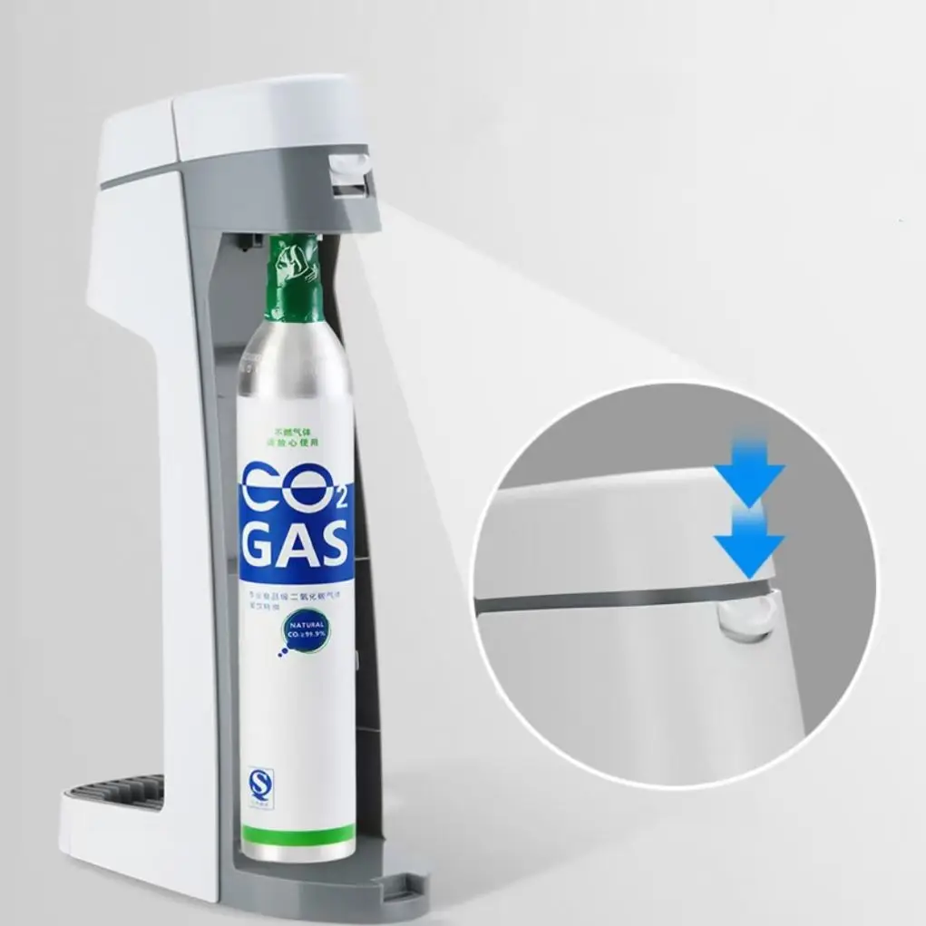 Commercial   Sparkling Water Machine Homemade Carbonated Beverage Dispenser Direct Approval for Milk Tea Shop Plastic