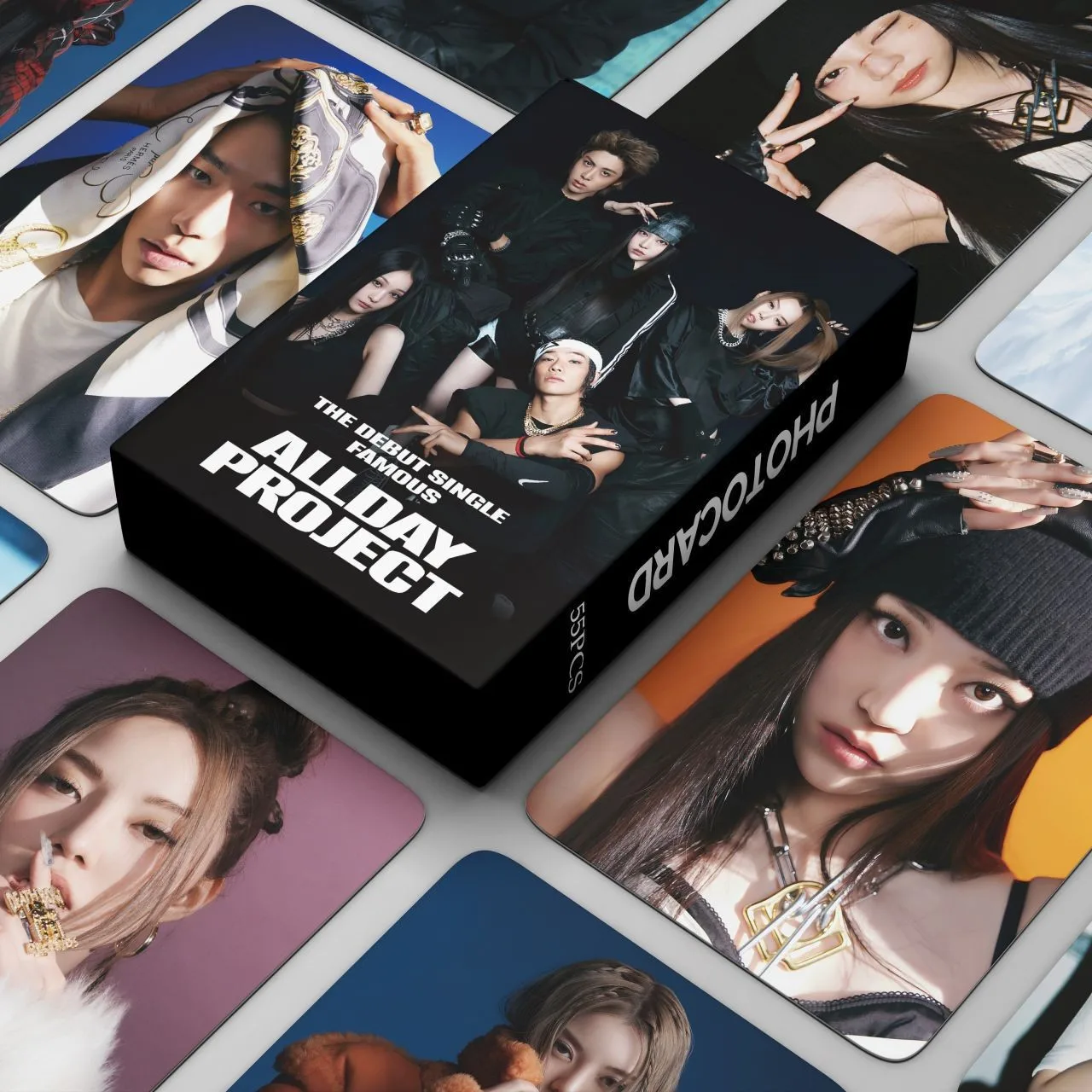 

ALLDAY PROJECT 55PCS FAMOUS Cards LOMO Photocard Set Limited Merch Fast Ship Allday Project Lomo Card