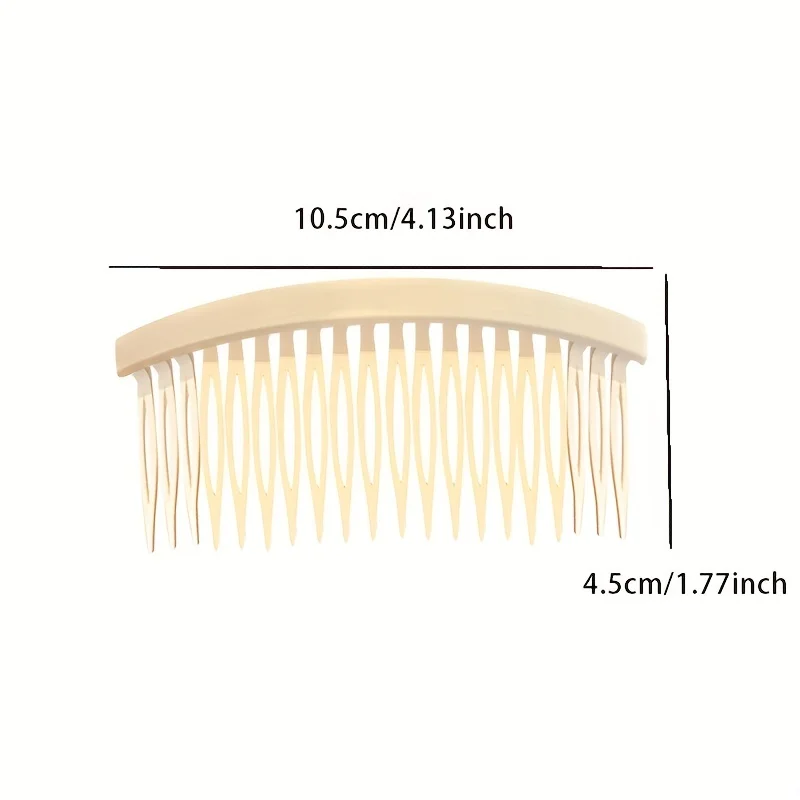 Matte Broken Hair Finishing Comb Women Anti-Slip Hair Insert Comb Fixed Bangs Flyaway Hair Hairpin Hairstyle Accessory