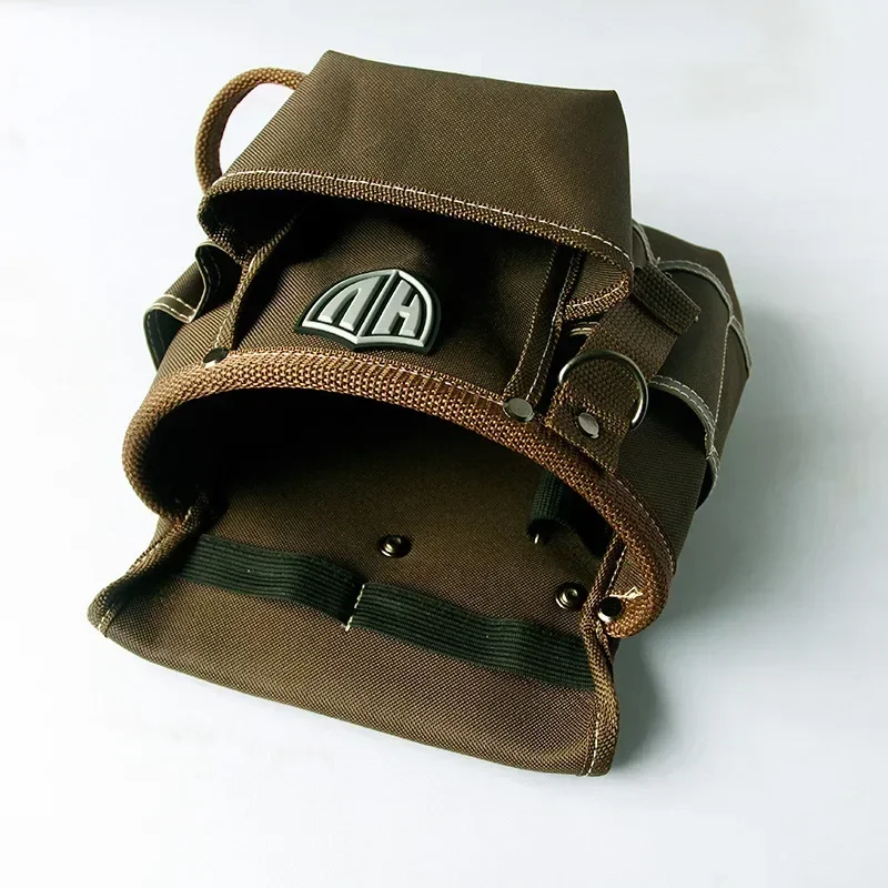 Portable Canvas Oxford Tool Waist Belt Toolbag Wear Resistant Electrician Bag Storage Hardware Tools Pouch Bag Organizer
