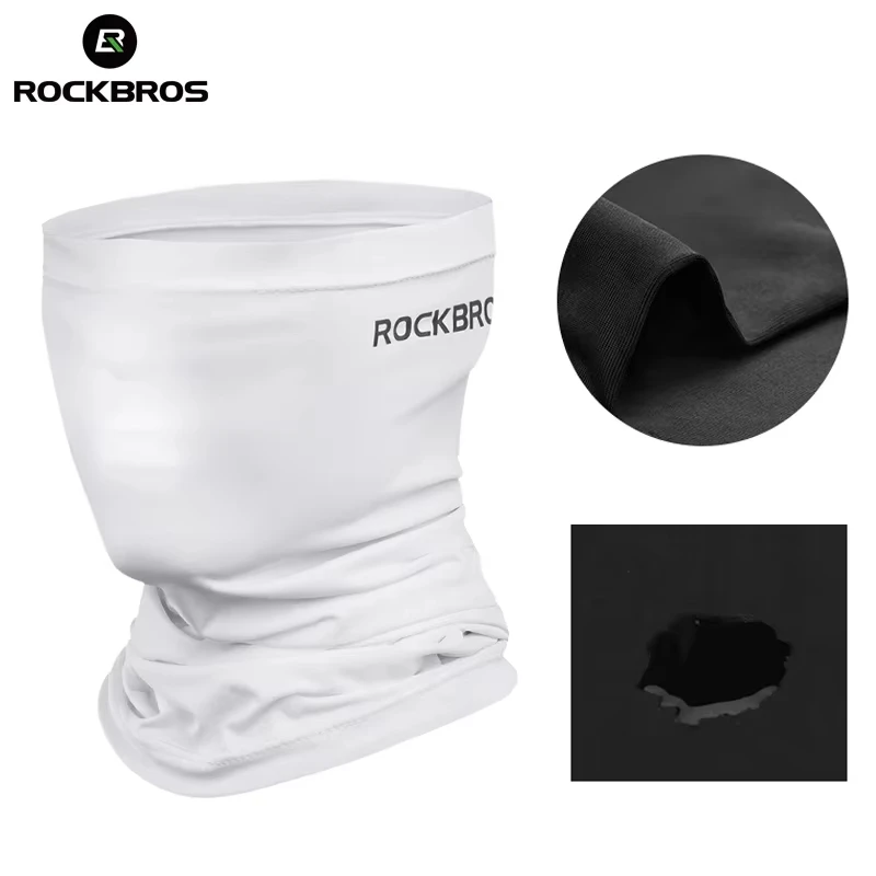 ROCKBROS-mascarilla de ciclismo para hombre, bufanda para montar el sudor, transpirable, polaina para el cuello, envío Local