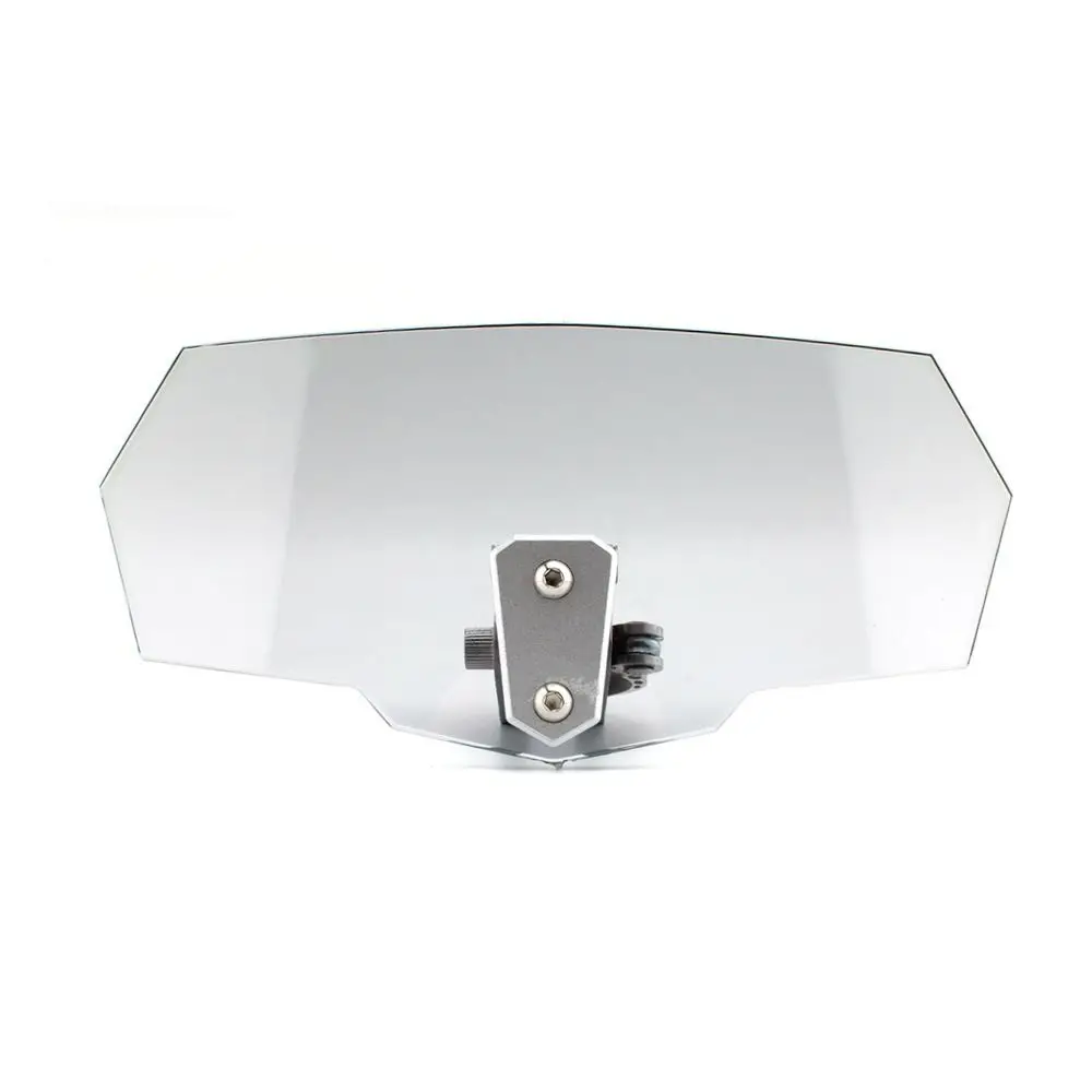 Heightened Motorcycle Windshield Clip On Adjustable Moto Extension Windshield Transparent Clear View Motorcycle Wind Screen