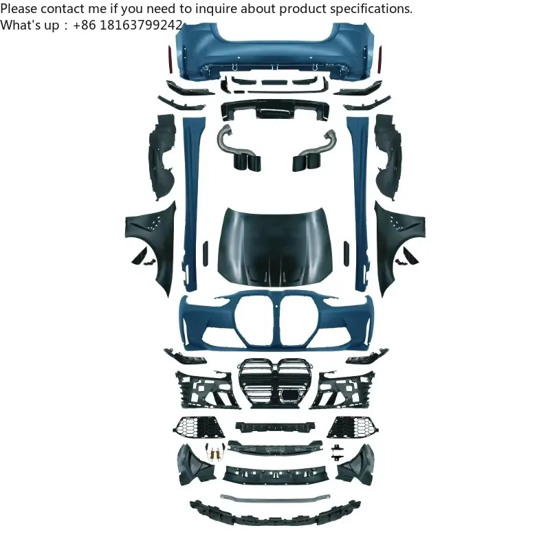 

Высококачественный заводской комплект Wide-Body M4 1:1 для BMW 4 серии G22 G23 G26, обвес M4 Large Surround Kit 2020-2024, полный комплект обвесов