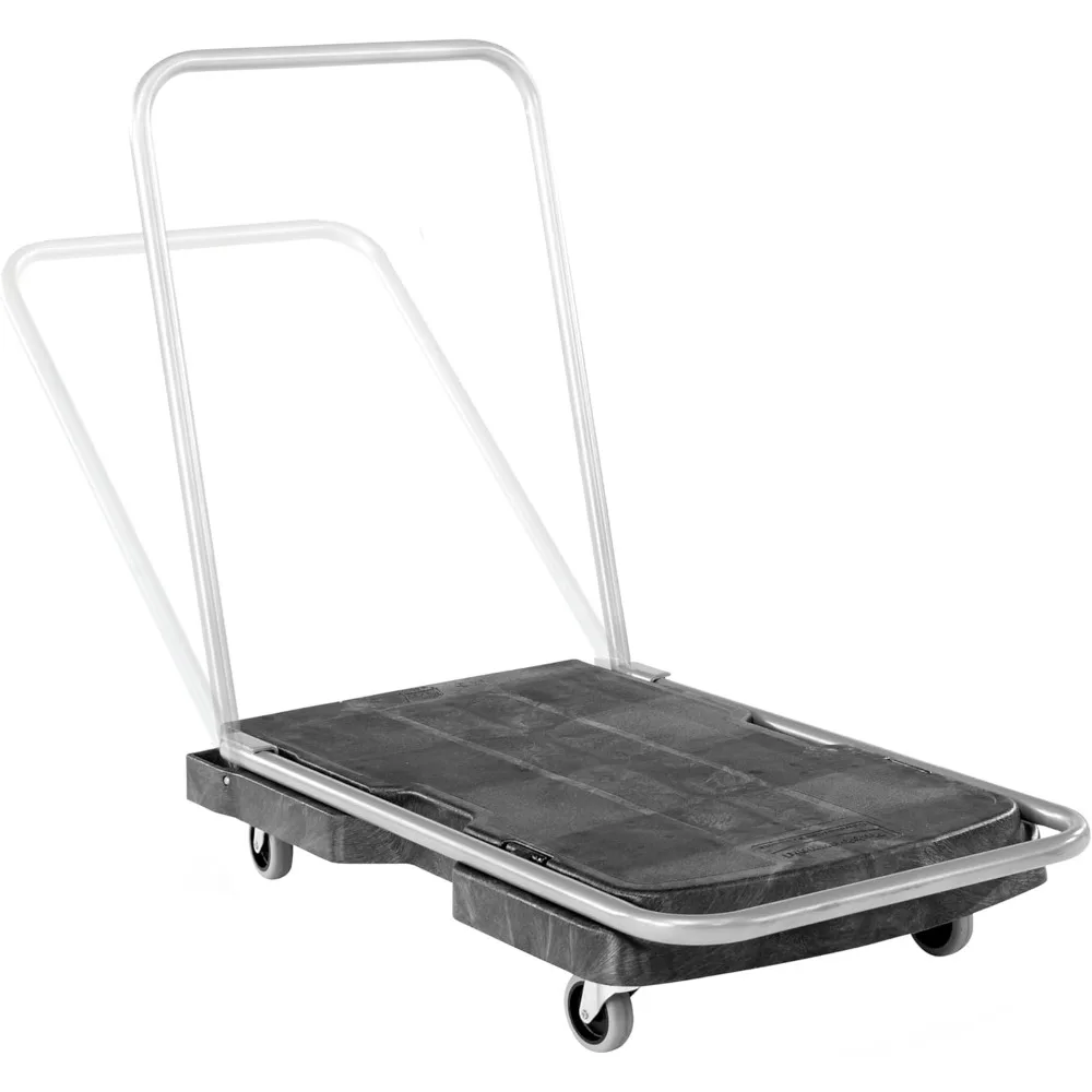 Rubbermaid Commercial Folding Utility Cart with Wheels, 250-Pound Capacity, for Moving and Storage