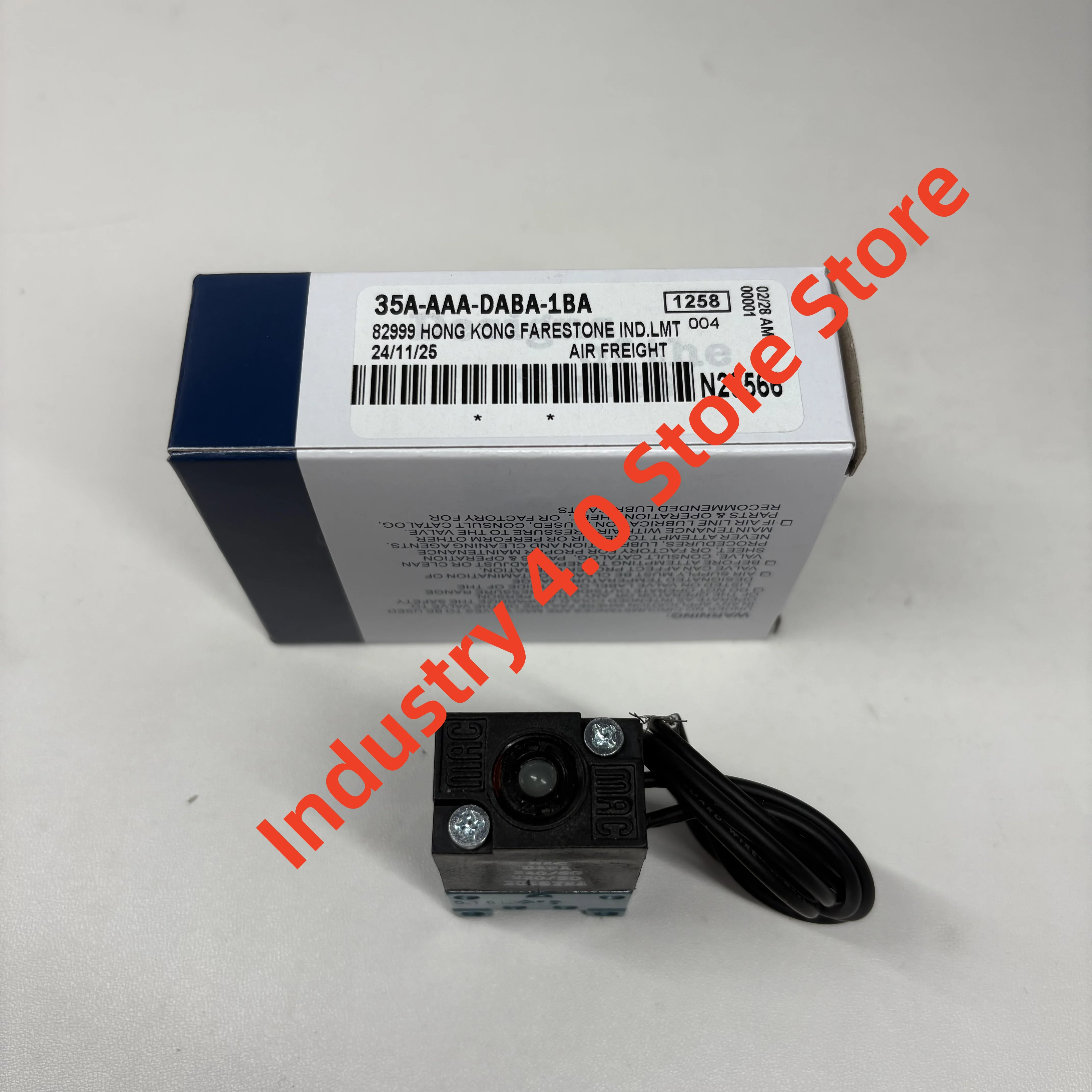 صمام مغناطيسي إلكتروني أصلي جديد 35A-AAA-DABA-1BA