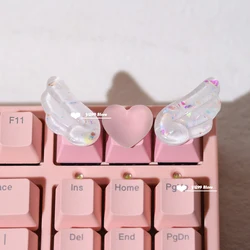 Teclas translúcidas personalizadas para teclado mecánico, teclas R4, Color PBT, Anime