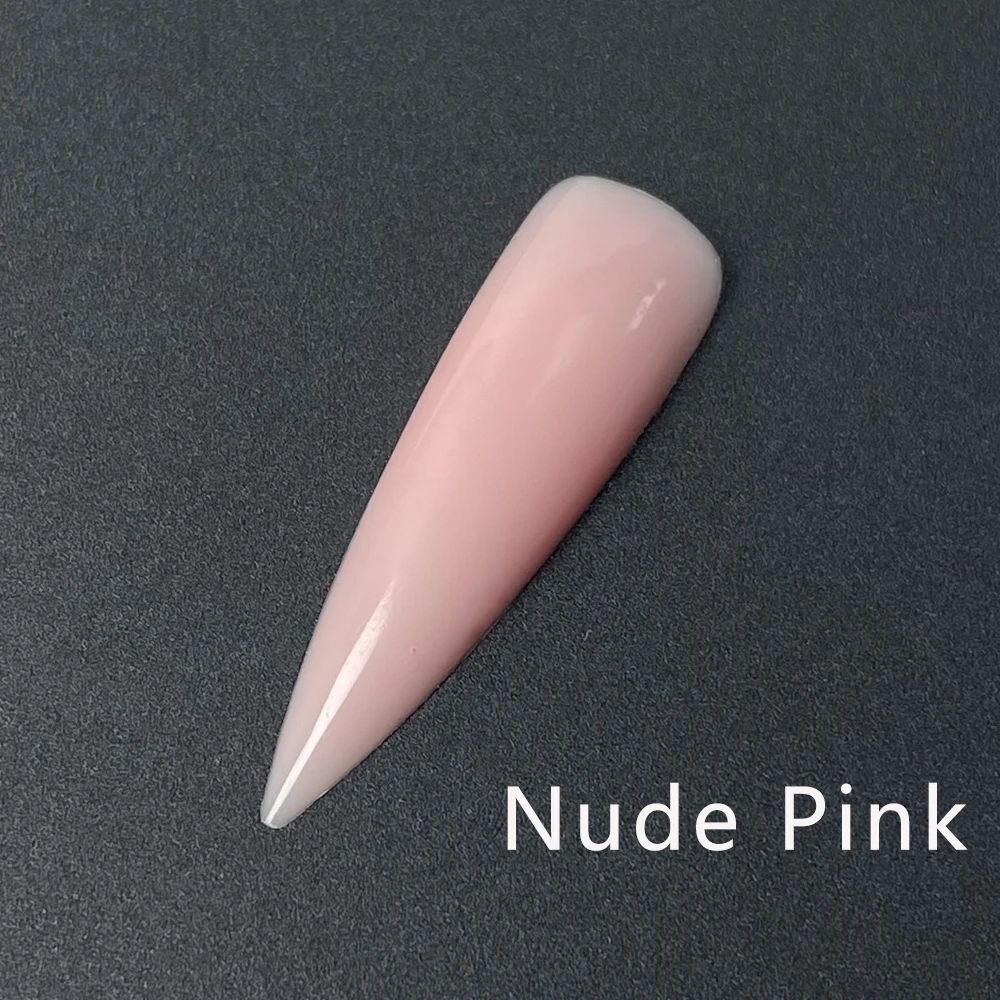 Jillnails 50g Nude Pink Builder Nail Gel French Pink Nails UV LED Self Leveling Sculpting Gel Nails Shape Building Extension