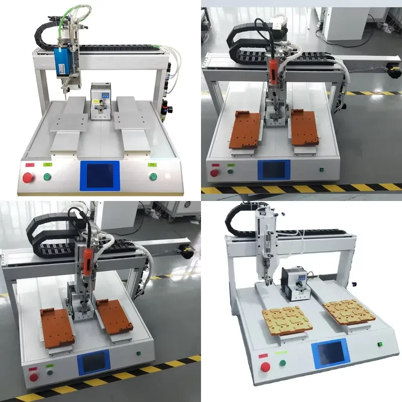for Double Platform Automatic Industrial 220V Screw Locking Machine with Blowing Suction Function 1 Year Warranty