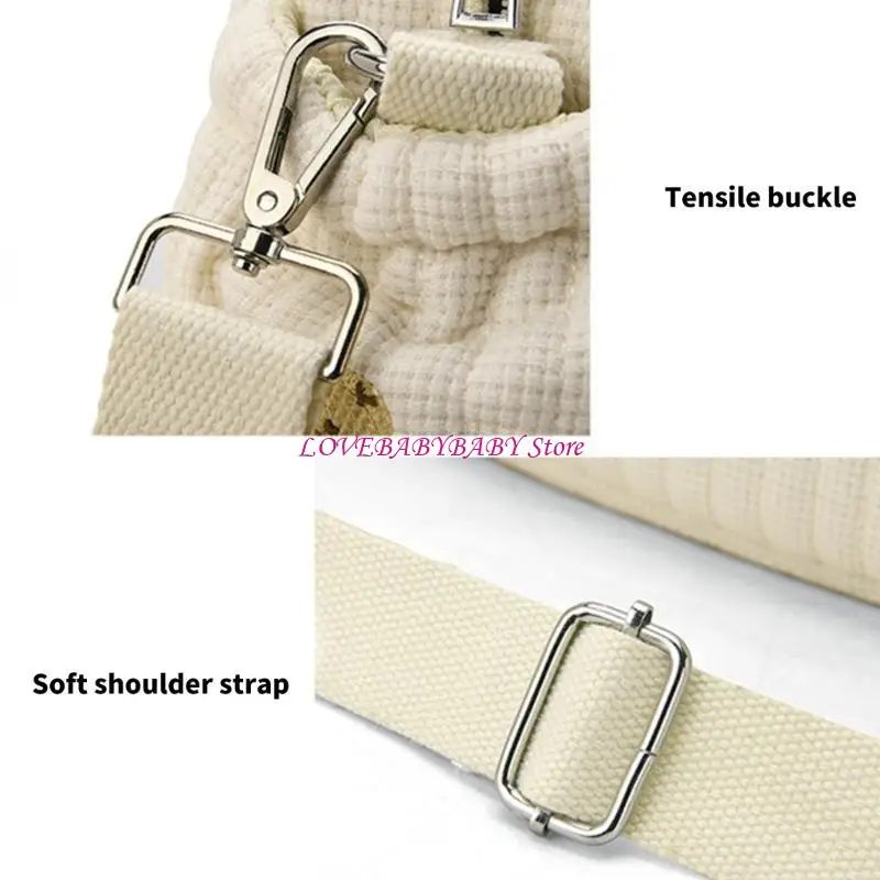 Crossbody Bag Multiple Compartment Shoulder Bags Large Capacity Hanging Bag 4XBC