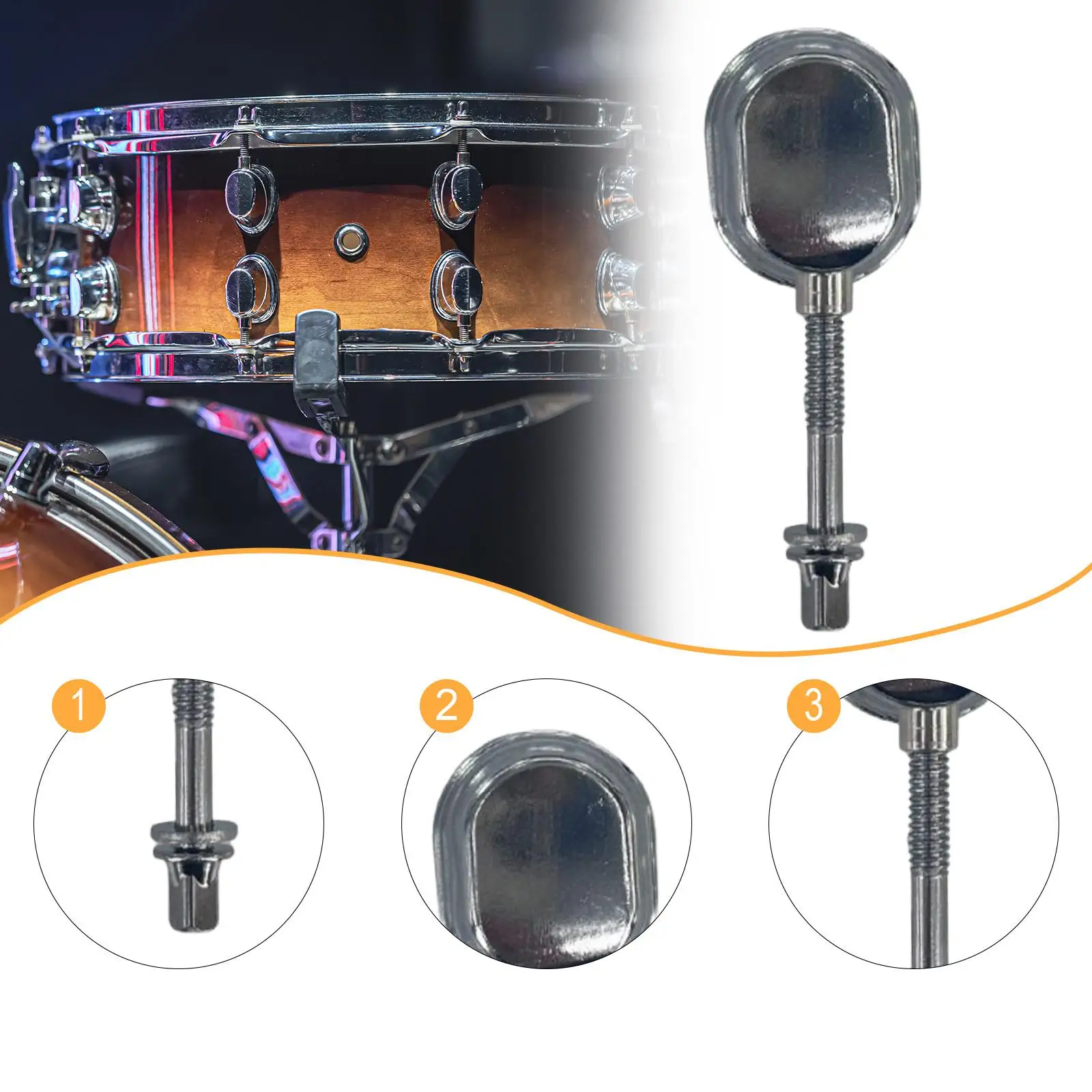 

Drum Lug for Tom Drum Percussion Parts Easy Installation Snare Drum Lug Claw