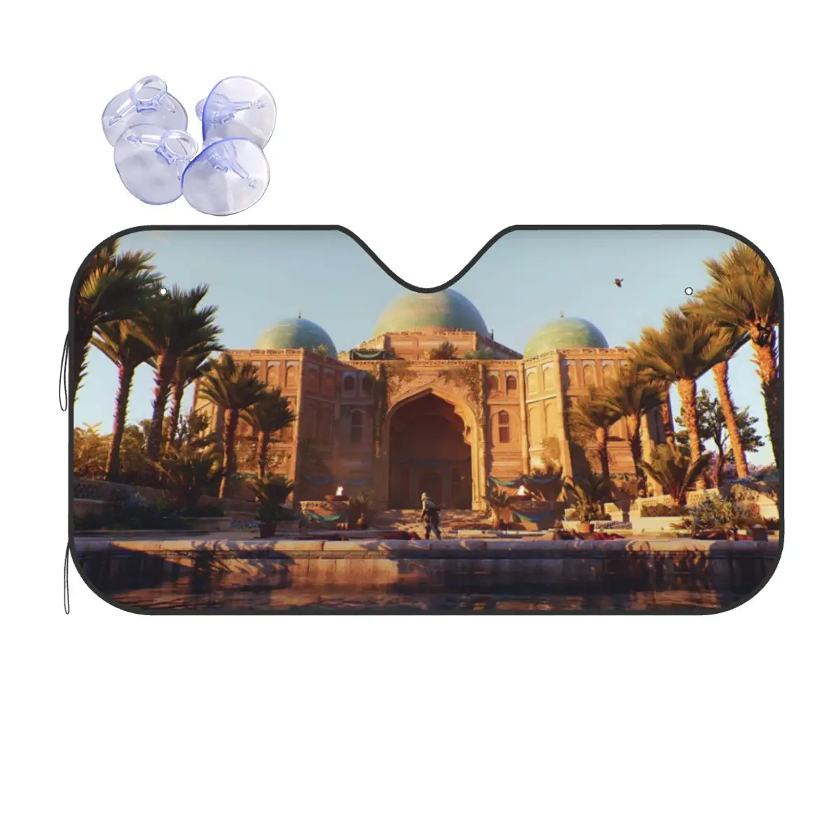 

Assassins Creed Mirage складной солнцезащитный козырек для ветрового стекла 76x140 см чехол для влюбленных игр солнцезащитный козырек