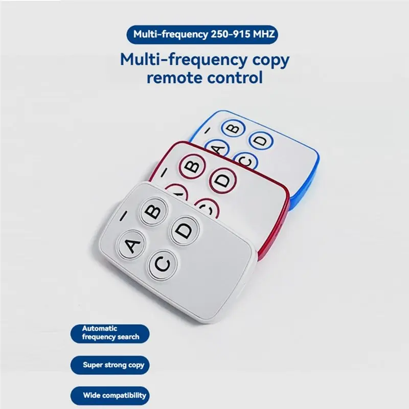 N15R-RF ناسخ ريموت كنترول 6 قطعة العالمي باب المرآب رمز المنتزع استنساخ بوابة مفتاح فوب القيادة الارسال 250-915 ميجا هرتز