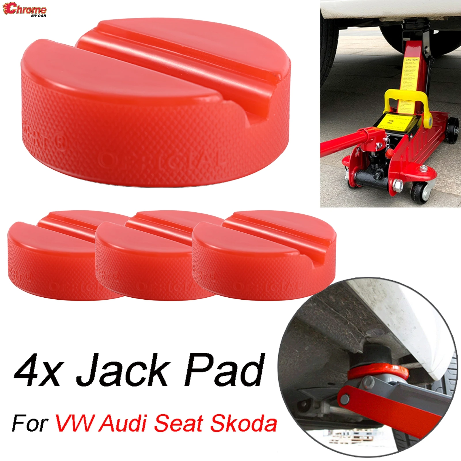 

4 шт., напольный шлицевой домкрат, защитная рамка, инструмент для подъема, прижимной сварной боковой подъемной диск, полиэтилен для VW Seat Skoda Audi