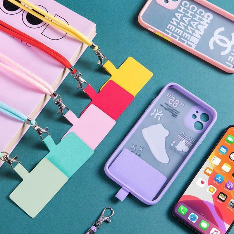 Universal Adjustable Phone Lanyard Detachable Neck Cord For Mobile Key Lanyard Colorful Neck Strap Pendant Phone Hanging Rope image 3