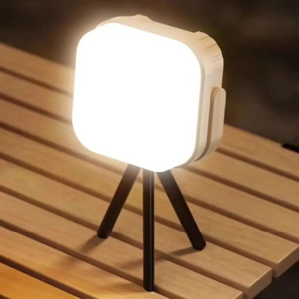 Linterna portátil de luz suave para acampar al aire libre, luz Led ajustable, linterna LED impermeable, lámpara de tienda recargable por USB, pesca nocturna