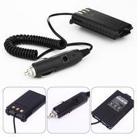 For Baofeng UV-5R Series Two-way Radio 12V Car Charger Battery Eliminator for Dual Band Radio UV5R UV5RA UV5RE 1.48m Length