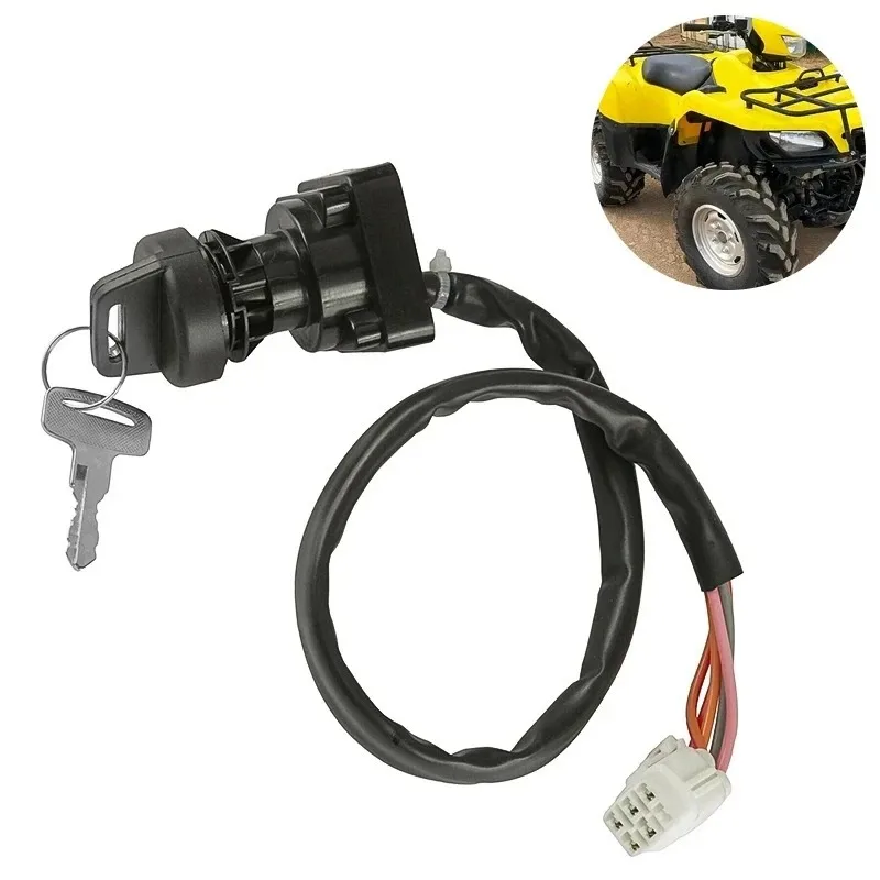 

Ignition Switch With Key 37110-31G00 Switch Assembly For Suzuki ATV 2005-2014 KINGQUAD 08-15 King Quad 750 Replacement OEM