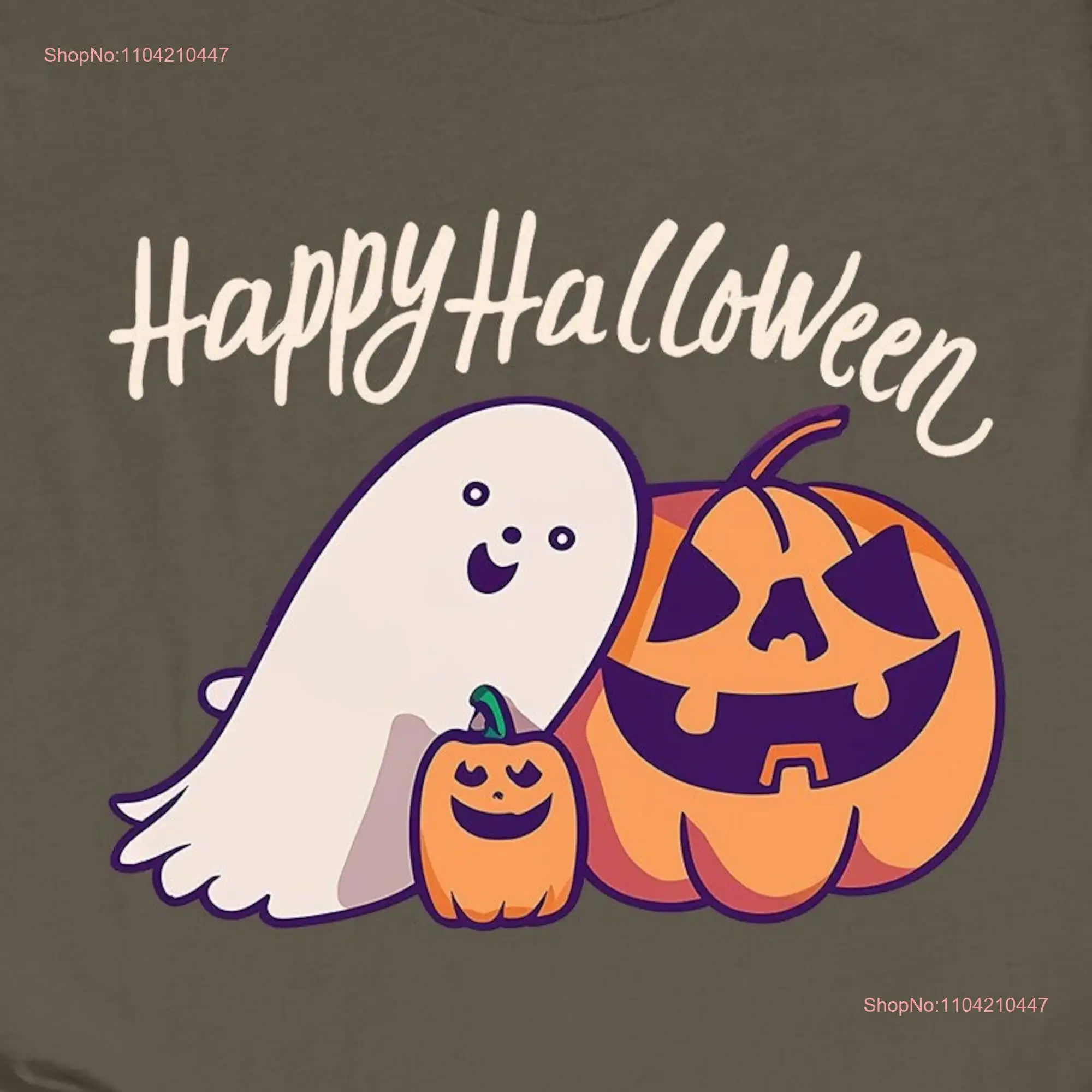 cute ghost pie shirt Vintage T pumpkin spice Halloween SweaT Fall Vibes Happy Preppy Spooky Season long or short sleeves