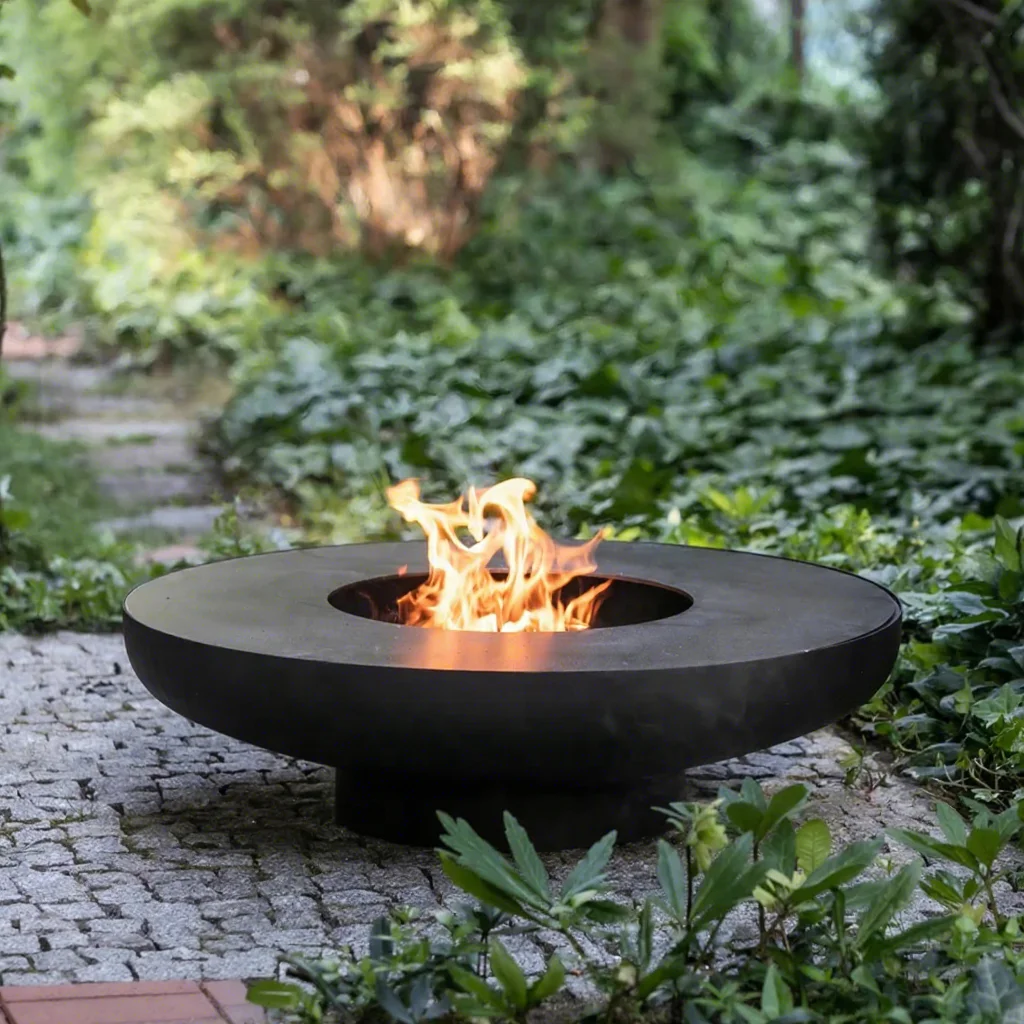 1200mm Outdoor Firepit Table Popular Smokeless BBQ Hot Selling Wood Burning/Natural Gas/Alcohol Furnace Outdoor Cooking