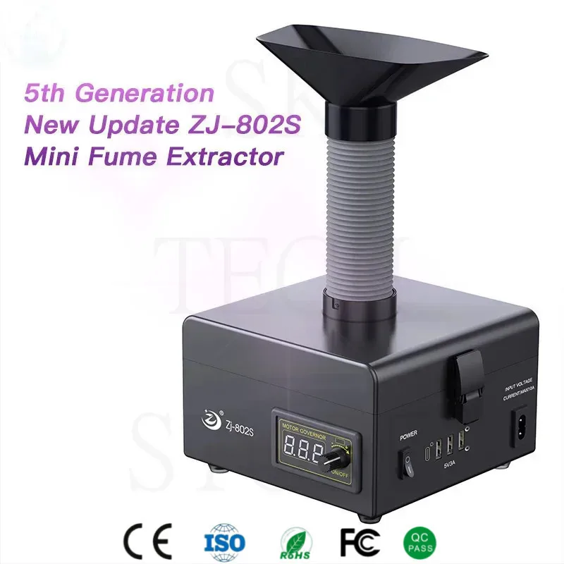 ZJ-802S Desktop Fum… - image