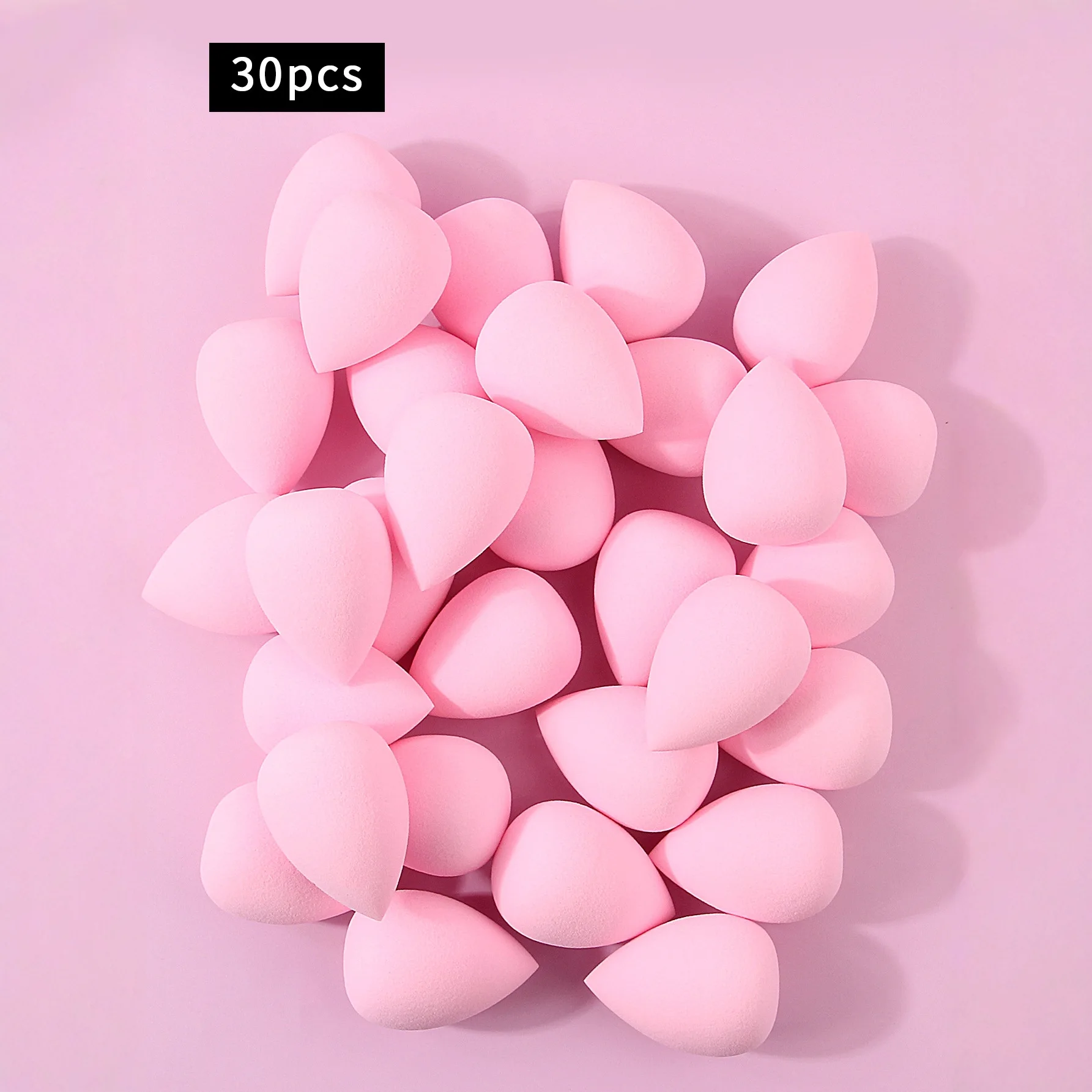 100/50/30/25/20/12 Stück XL Super Günstige Große Weiche Make-up Schwämme Beauty Egg Set, Kein Puderansammeln Tragbares Make-up Werkzeug – Detail 10