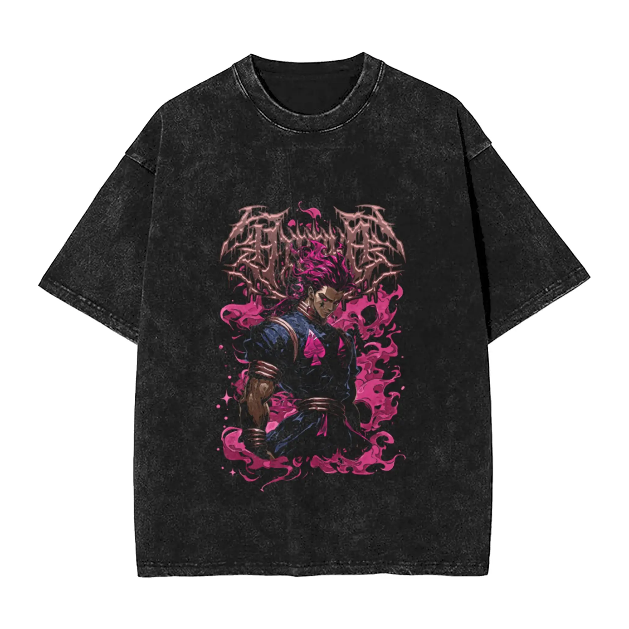 Poker Face Heavy Metal Art Classic Comfort A Vintage Oversized Cotton Unisex T-Shirts