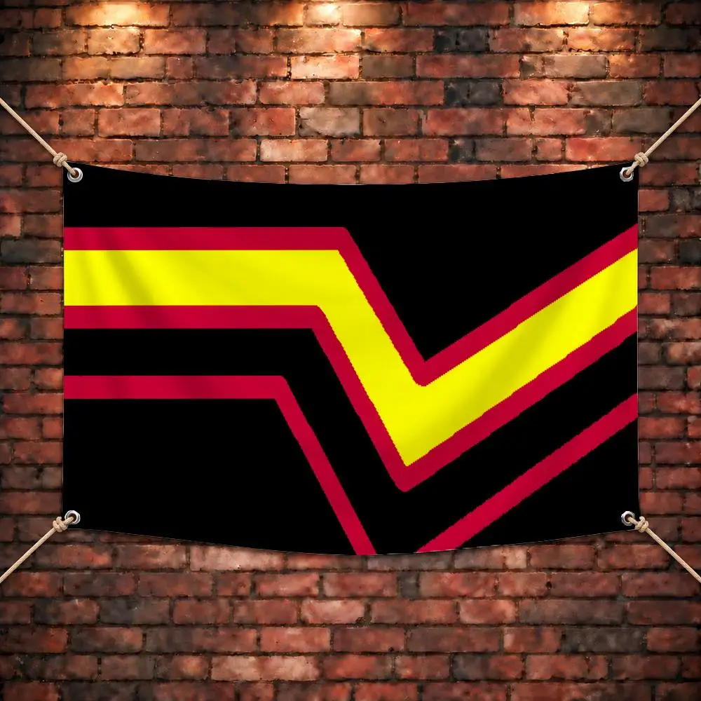 Sleek Graphic Design R-Rubber Pride Flags Four Rings Bright Hanging Yard Decor Indoor Outdoor Assembly