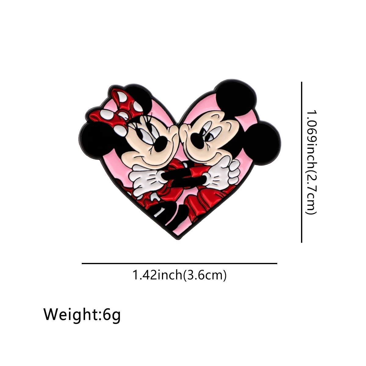 Cartoon Mouse Enamel Pins Dog Brooches for Women Badges on Backpack Lapel Pins Anime Jewelry Clothing Accessories Friends Gift