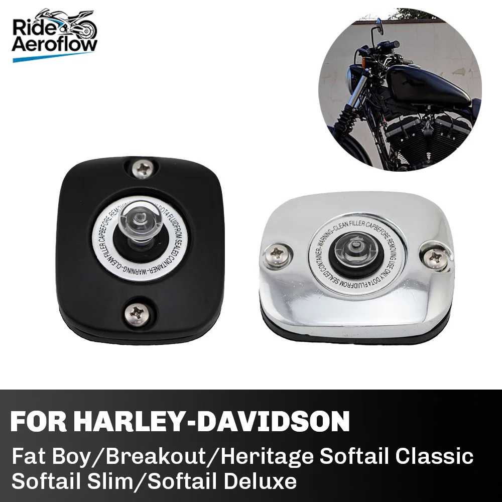 

Motorcycle Front Brake Master Cylinder Cover For Harley Touring Trike Road King Dyna Softail Street Bob Fat Boy Street Glide