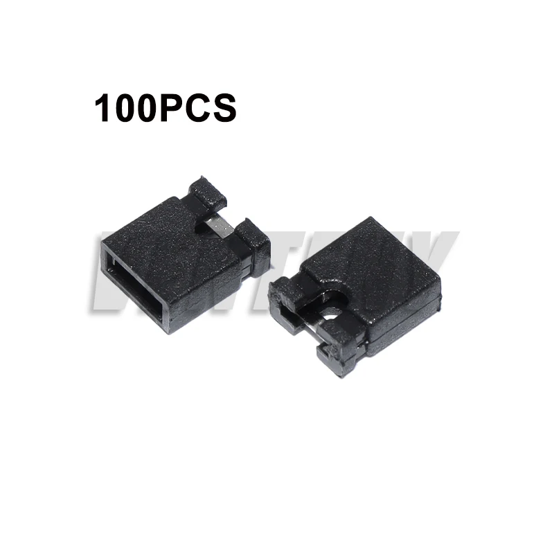100PCS Pin Header Jumper Blocks Connector 2.54MM For 3 1/2 Hard Disk Drive CD/DVD Drive Motherboard and/or Expansion Card G25