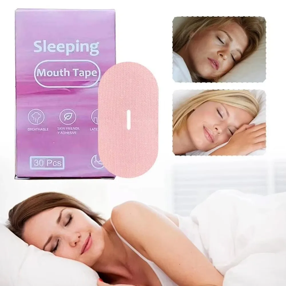 30/60Pcs Medical Grade Mouth Tape Improved Sleeping Dry Mouth Relief Sleeping Mouth Tape Gentle Strip Keep Mouth Closed