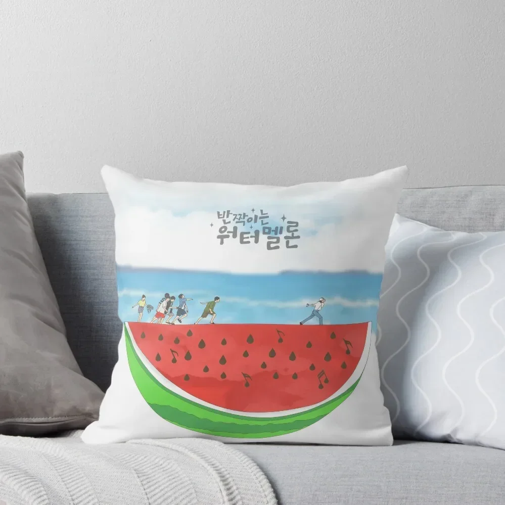 Funkelnde Wassermelone Kdrama Wurfkissen Sofabezug Kissenbezug Luxuskissen