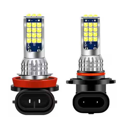 1PC H8 H11 9005 9006 H4 H7 LED Lights 6000K 1200LM Auto LED Lamp Fog Light Bulbs DC 12V Car LED Headlight
