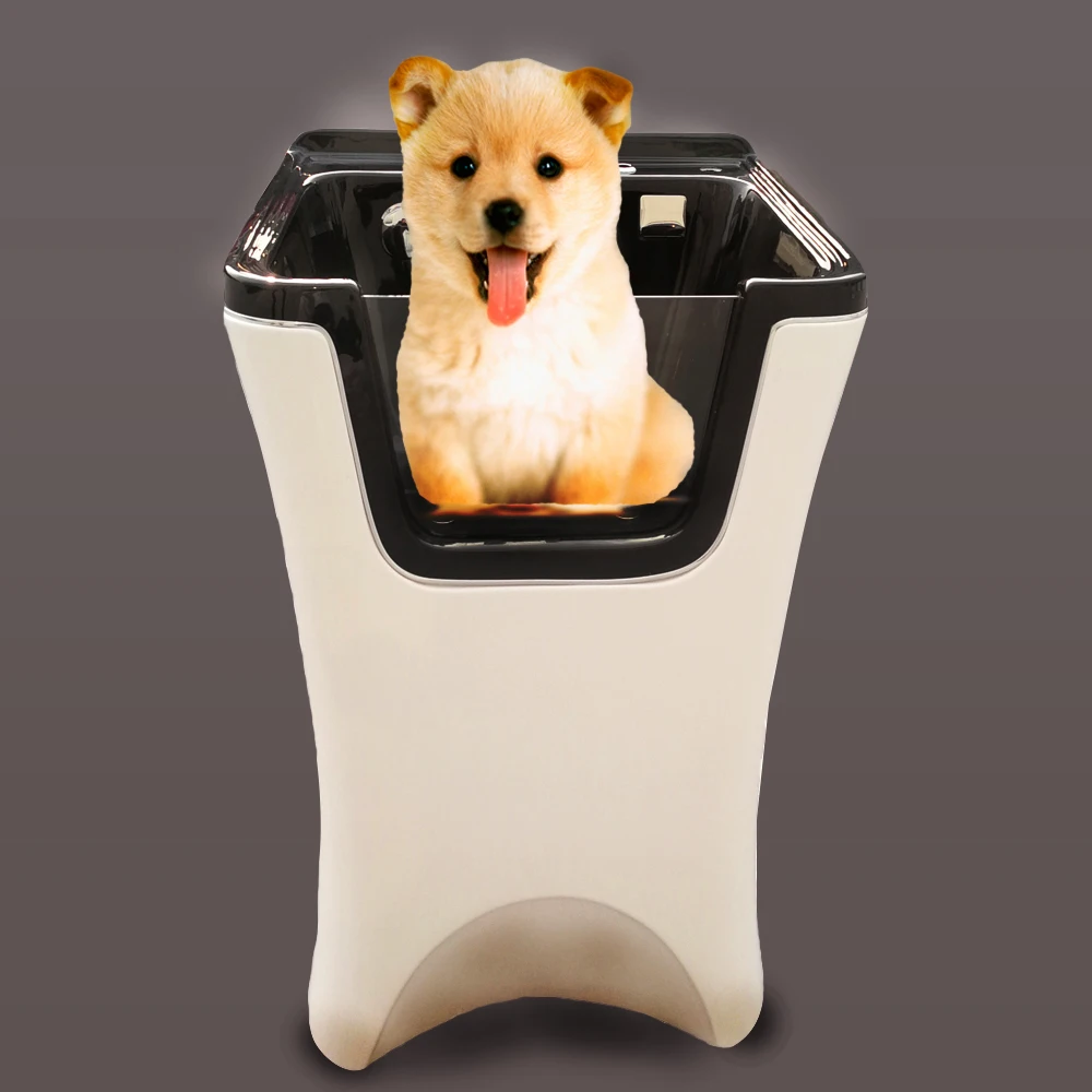 

Modern Portable Pet Clinic Bathrooms Freestanding Dog Washing Machine with Massage Function and Drainer Factory Sale