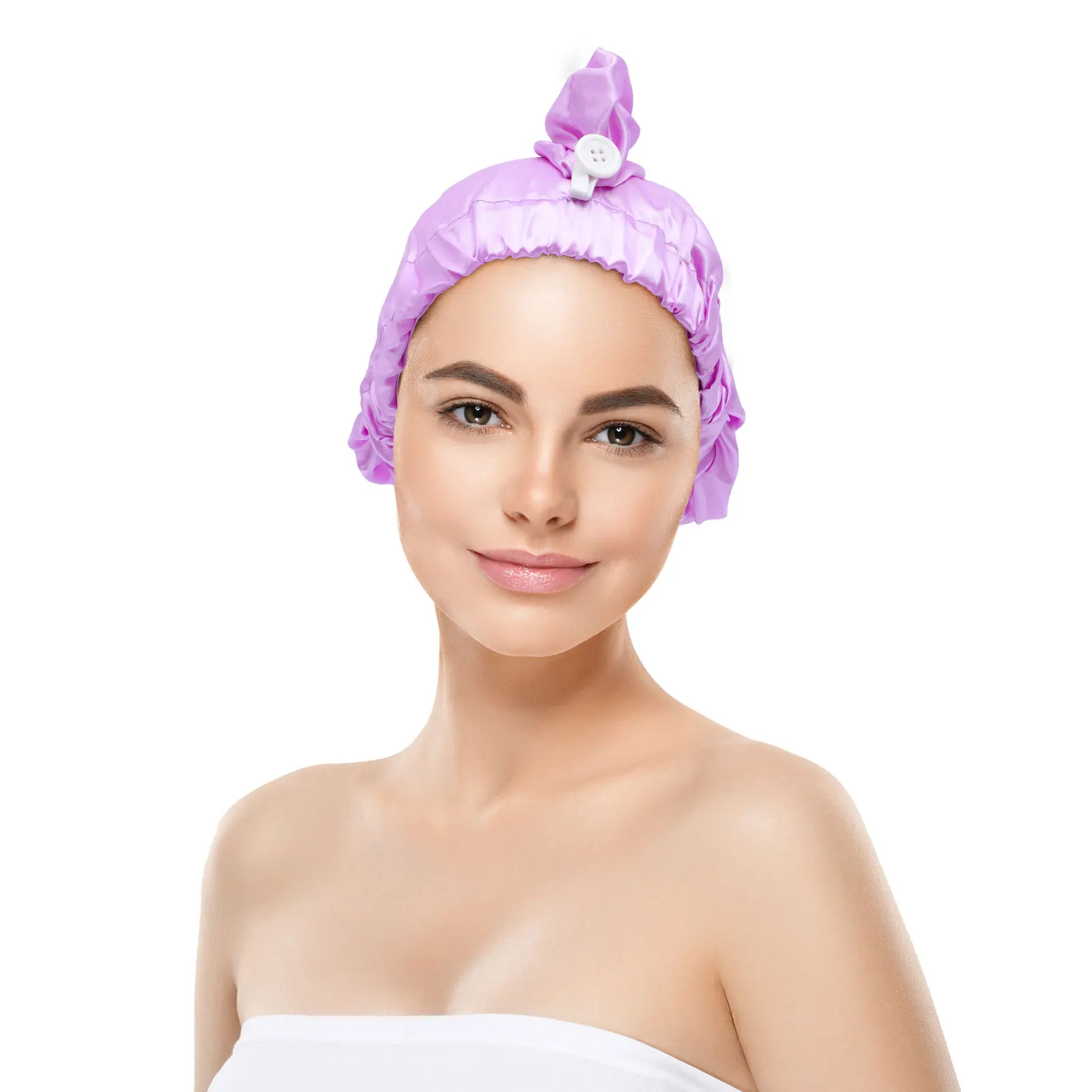 

Long Satin Sleep Hair Hat For Women Large Elastic Braids Curly Dreadlocks Hair Cap Lightweight Travel Use Easy Carry
