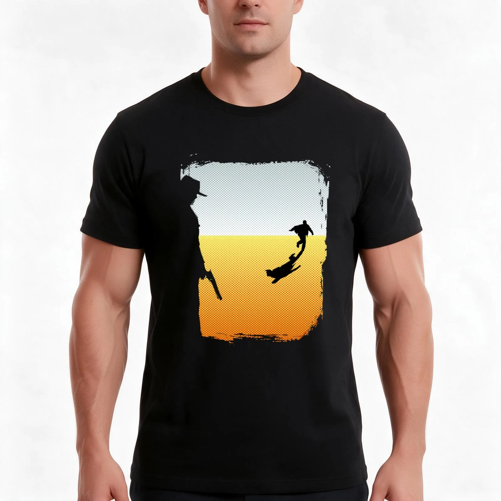 ...and The Gunslinger Followed Gift Halloween T-Shirt Summer Casual Cotton Tee, Unisex Men Women