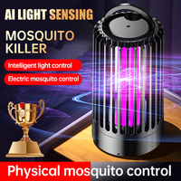 Electric Mosquito Lamp 360 ° Mosquito AI Intelligent Light Control Sensor Indoor Outdoor Camping Photocatalyst Mosquito Killer