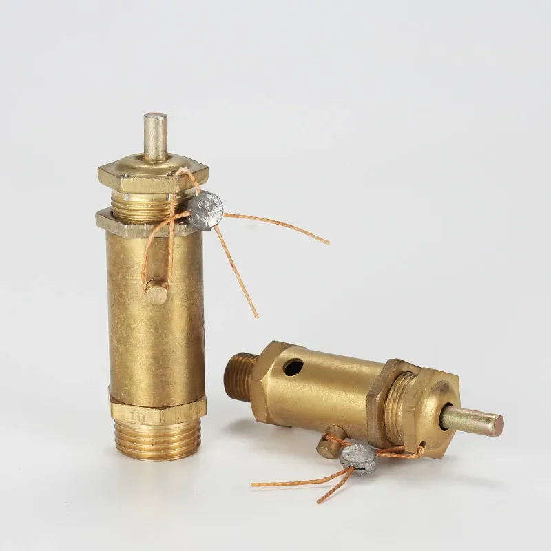A21W-16T Male Thread Safety Relief Valve DN8 DN15 Pull Ring Type Release Valve for Air Compressor Boiler
