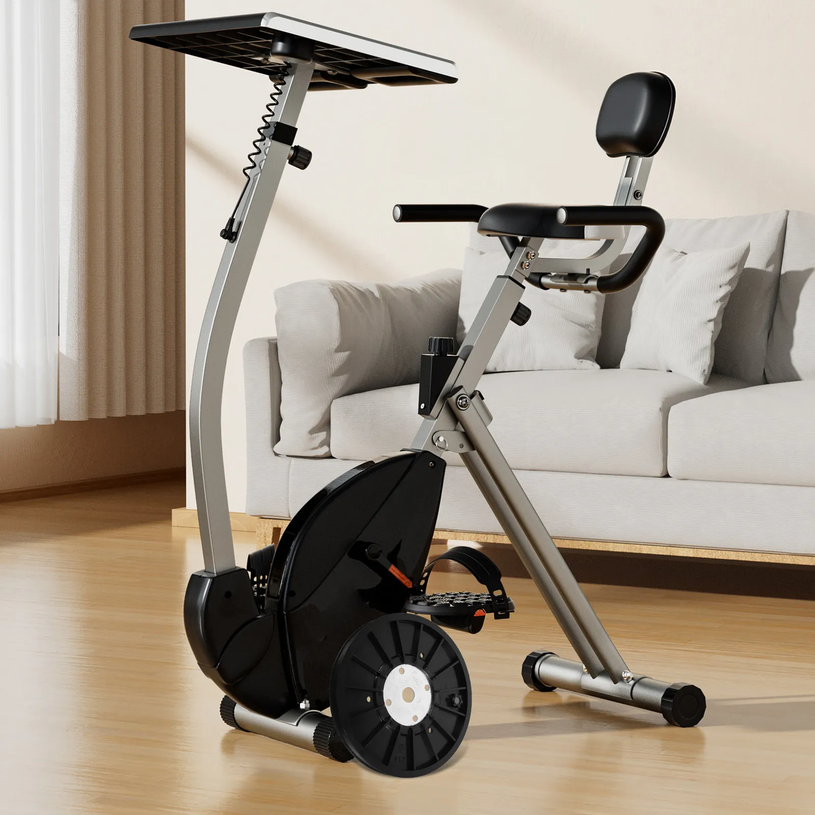 Home Exercise Bike Belt Disc Dynamic Cycling Belt Drive Wheel Smooth Efficient Power Transfer Compatible with Various Fitness